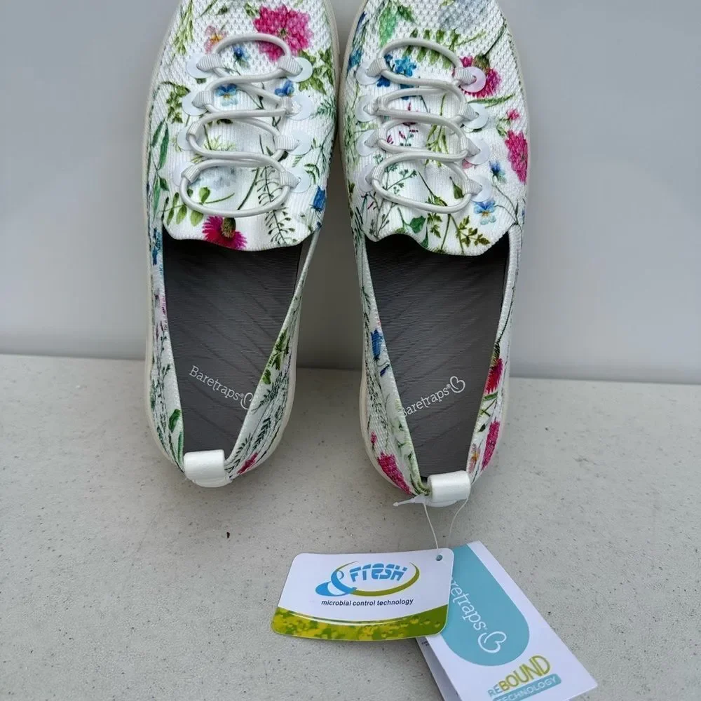 Baretraps GRACIELA Women's Casuals White/Multi Flower Print 6W